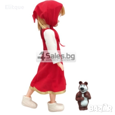 Голяма музикална детска кукла Маша от Маша и Мечокът, снимка 13 - Кукли - 52853395