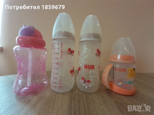 Бебешки шишета NUK, снимка 6 - Прибори, съдове, шишета и биберони - 34089058