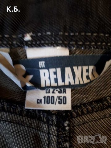 Дънки ,,H&M Relaxed" р-р 92/98, снимка 3 - Детски панталони и дънки - 31313289