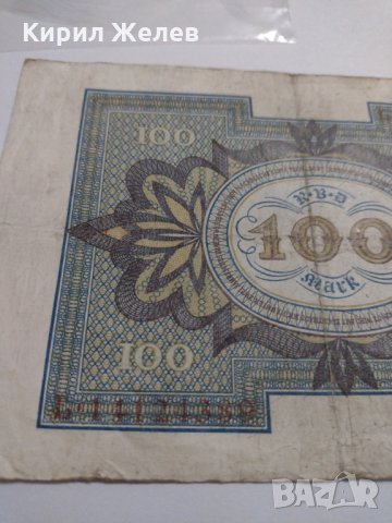 Райх банкнота -  Германия - 100 марки / 1920 година - 17892, снимка 8 - Нумизматика и бонистика - 31035129