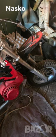 крос мини 50cc червен, снимка 3 - Мотоциклети и мототехника - 56113877