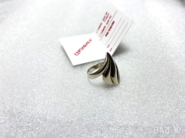 Дамски Сребърен Пръстен (проба 925)- 3,46 грама, снимка 3 - Пръстени - 52549825