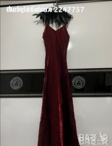 Красива и елегантна официална рокля бордо тъмно червена в Рокли в гр.  Кърджали - ID36400033 — Bazar.bg