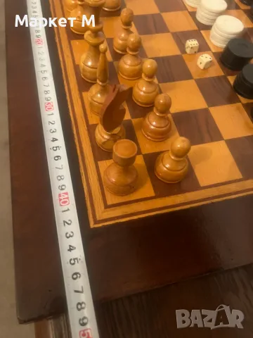Голям Шах с дървени фигури, снимка 8 - Други спортове - 55425013