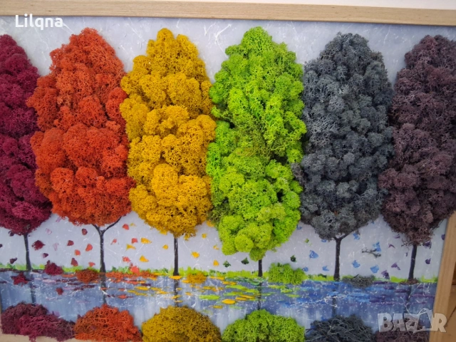 Картина от скандинавски мъх