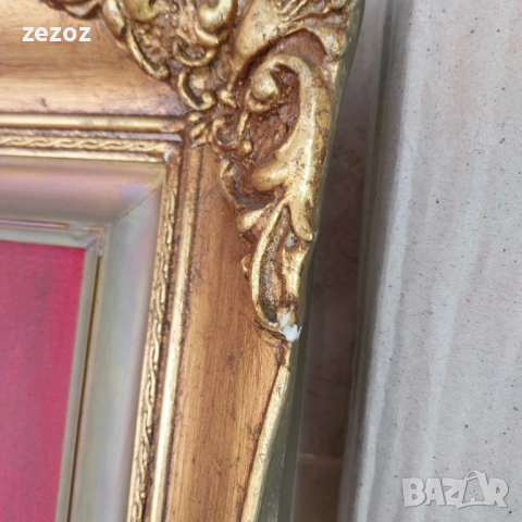 Авторска картина "Червеният град", снимка 10 - Картини - 52164613