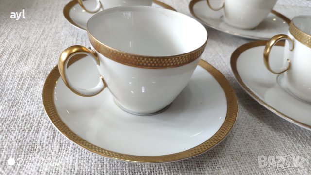 8 части , Немски Порцеланов комплект за кафе, снимка 2 - Сервизи - 42202415