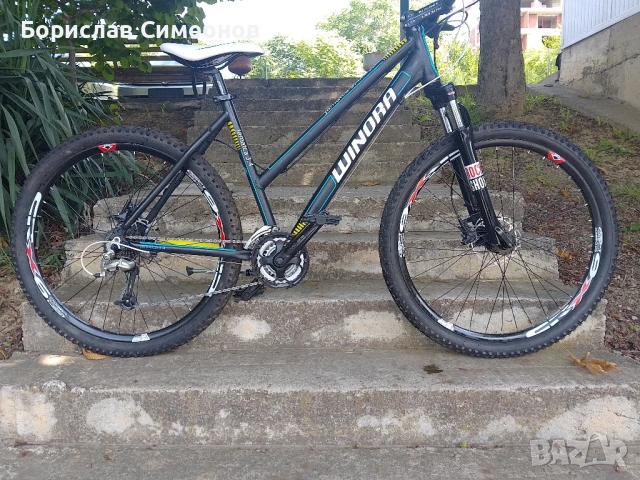 Дамски МТВ велосипед, хидравлични спирачки WINORA, размер М, снимка 13 - Велосипеди - 50696523