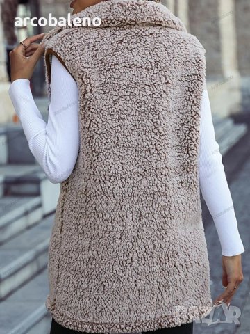 Дамска модна свободна жилетка без ръкави, 3цвята , снимка 12 - Жилетки - 42451050