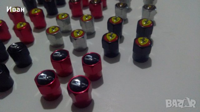 Качественни капачки за вентили винтили с емблеми Ауди Audi TT A3 A4 A6 Q3 Q7 Ferrari Lamborgini, снимка 9 - Аксесоари и консумативи - 29813812