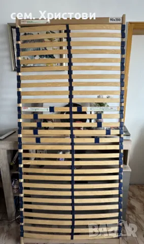 Подматрачна рамка с двойни ламели 90x200cm, снимка 1