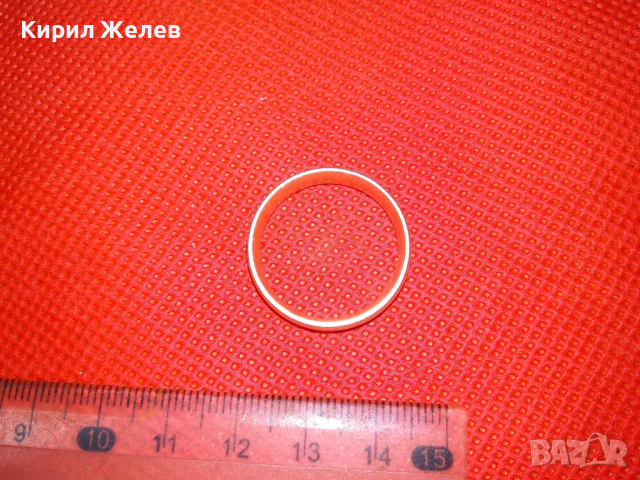 СТИЛЕН МАРКОВ СРЕБЪРЕН ПРЪСТЕН ХАЛКА СРЕБРО 925 ПРОБА МАЙСТОРСКА ВИНТИДЖ ИЗРАБОТКА 43785, снимка 9 - Пръстени - 44613187