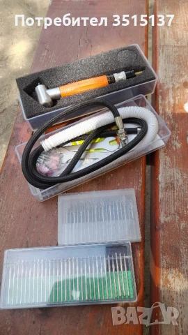 Пневматичен дремел  манфлекс ъглов, снимка 1