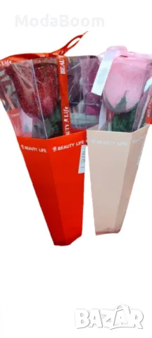 Букет блестяща роза в елегантна опаковка, снимка 4 - Други - 48846115