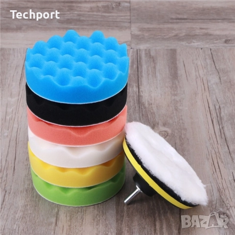 Комплект за полиране 8 части, снимка 2 - Полирмашини - 52405089