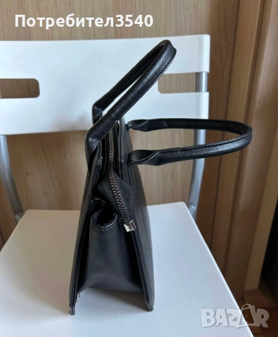 Черна дамска чанта Fentis, снимка 6 - Чанти - 44194707