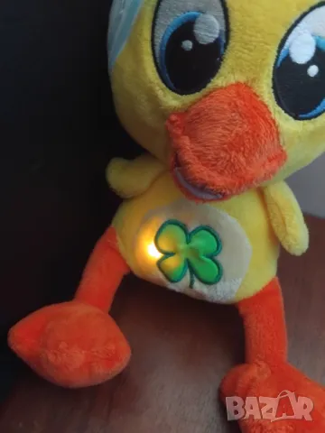 Плюшена СВЕТЕЩА играчка Патенце / Пиленце, снимка 3 - Плюшени играчки - 49031724
