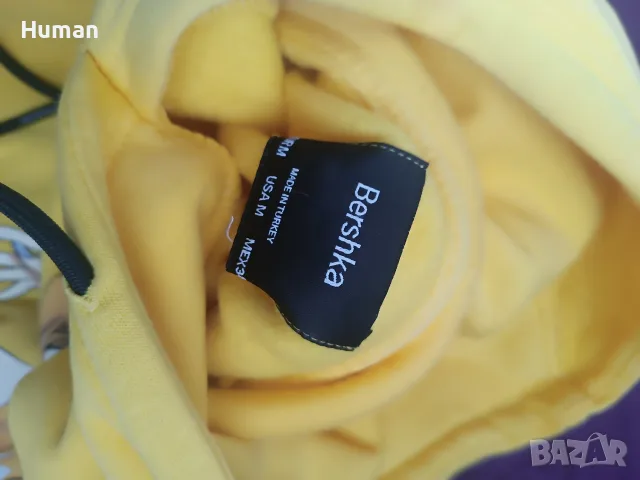 BERSHKA жълт суитшърт , снимка 5 - Суичъри - 55888574