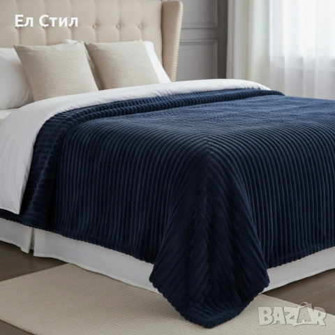 Меко и ватирано микрофибърно одеяло 200x220 см за топъл и стилен сън, снимка 6 - Олекотени завивки и одеяла - 53953515