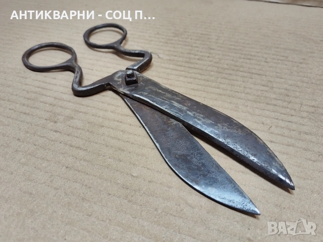 Стара Кована Ножица. / НОМЕР 1759., снимка 2 - Антикварни и старинни предмети - 53991356