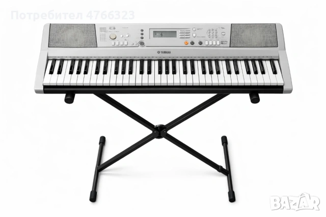 Yamaha PSR-E303 – като нов + стойка, снимка 3 - Синтезатори - 53933984