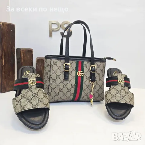Gucci Дамски Чехли Гучи - Различни Цветове Код SB-26, снимка 2 - Чехли - 55722221