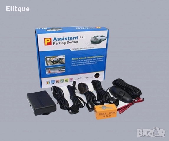 Парктроник с четири датчик, гласова индикация и LED дисплей, снимка 2 - Други стоки за дома - 52606846