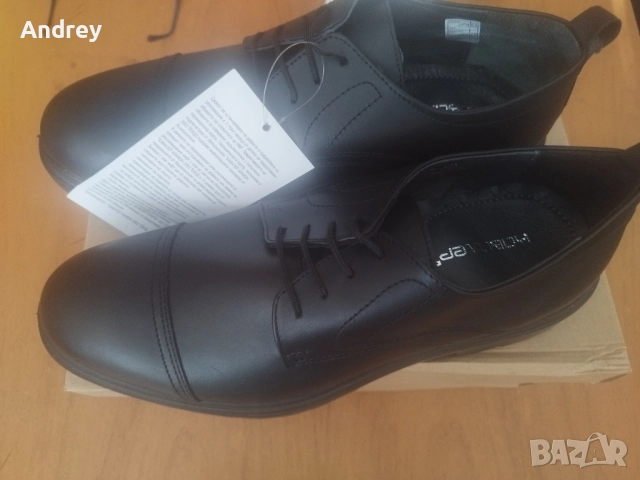 Продавам нови есенно зимни обувки, половинки , номер 46 , снимка 3 - Мъжки боти - 52108496