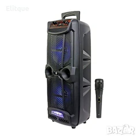 Преносима караоке Bluetooth колонка KTS 1743, снимка 2 - Друга електроника - 53127521