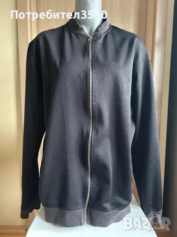 Черна мъжка жилетка, снимка 4 - Суичъри - 48480759