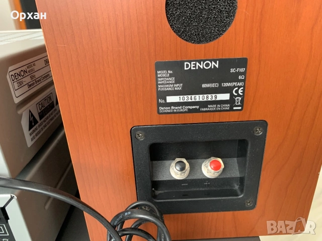 Перфектна Hi-Fi система Denon D-F107, снимка 7 - Аудиосистеми - 54147490