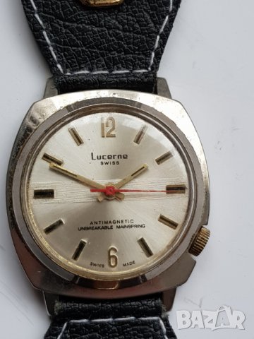 Мъжки механичен часовник Lucerne, снимка 6 - Антикварни и старинни предмети - 38951477