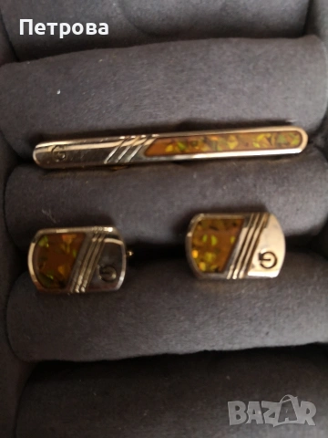 комплект игла за вратовръзка и копчета за ръкавели. , снимка 4 - Други - 53884274