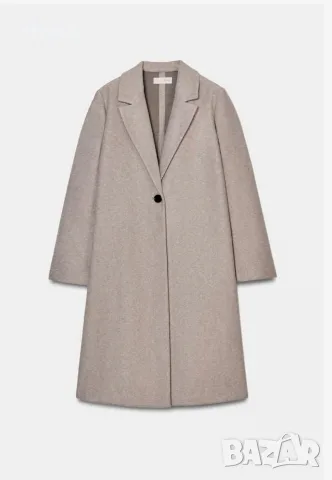 Меко палто Zara, снимка 3 - Палта, манта - 56511799