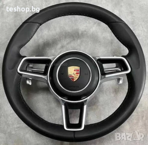 Спортен кожен/карбонов волан Porsche Panamera Cayenne Cayman Boxter911, снимка 2 - Аксесоари и консумативи - 50877252