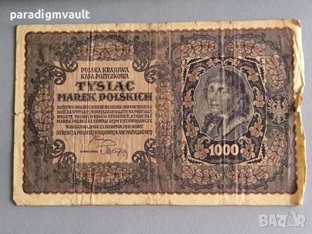 Банкнота - Полша - 1000 злоти | 1919г.