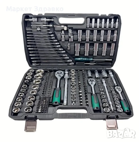 Многофункционален Комплект 216 части за Ремонт на Автомобили, снимка 8 - Други инструменти - 50604056