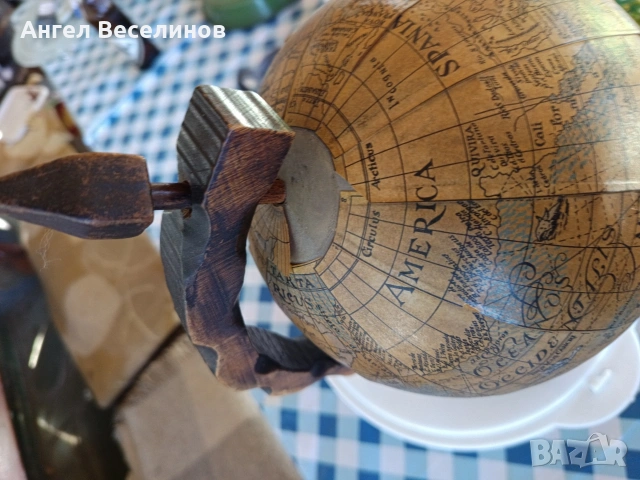 глобус стар стил , снимка 6 - Антикварни и старинни предмети - 54096080