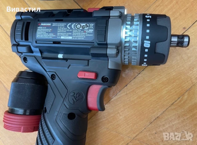 Трискоростен винтоверт Parkside Performance 80Nm 12V внос от Германия, снимка 14 - Винтоверти - 51330519