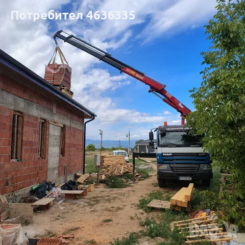 Камион с Кран Услуги с Кран, снимка 3 - Товарни превози - 56516036