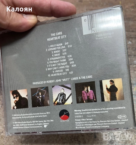 Компакт диск CD - The Cars - Heartbeat City, снимка 2 - CD дискове - 51638660