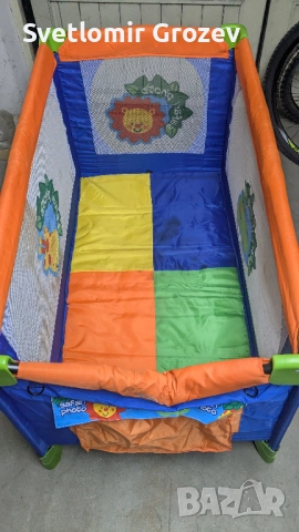 Сгъваема детска кошара/легло, снимка 2 - Кошарки - 52269520