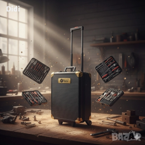 Професионален куфар с инструменти IF Tools BLACK GOLD 2024 – 599 части, CR-V стомана