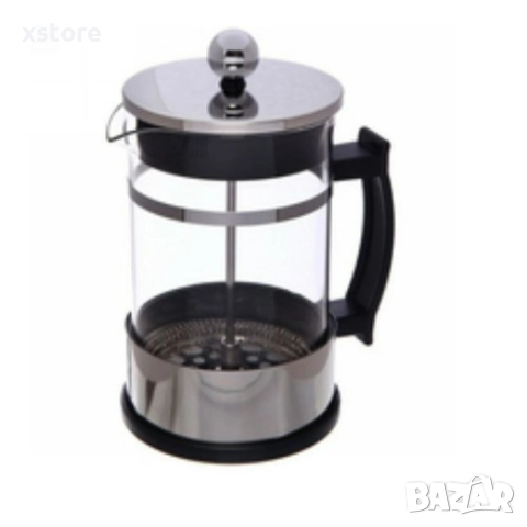 Френска стъклена преса за кафе и чай, снимка 13 - Други стоки за дома - 52712771