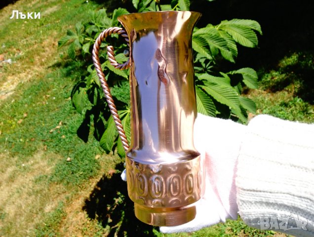 Майсторска медна кана,халба. , снимка 9 - Антикварни и старинни предмети - 37470150