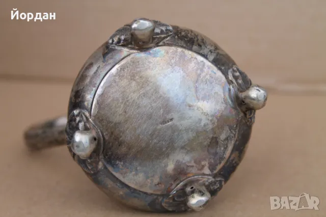 Сребърна кана за мляко, снимка 6 - Други ценни предмети - 49862308