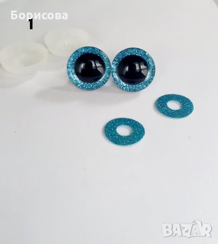 Очички за амигуруми,  безопасни очи за плетени игпачки, снимка 2 - Други - 34483001