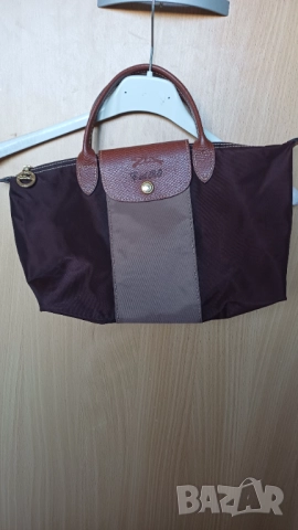 Longchamp кафява чанта , снимка 10 - Чанти - 51514038