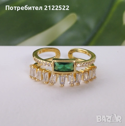 Нежни дамски пръстени с камък, снимка 10 - Пръстени - 40360536
