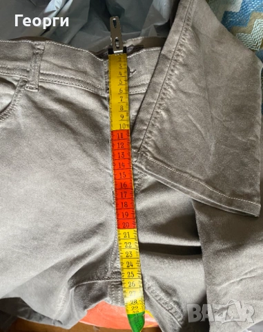 Летни дънки Fitt Originals, в бежово-сив нюанс, р-р 38, снимка 3 - Дънки - 54067753